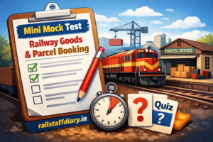 Mini Mock Test on Railway Goods and Parcel