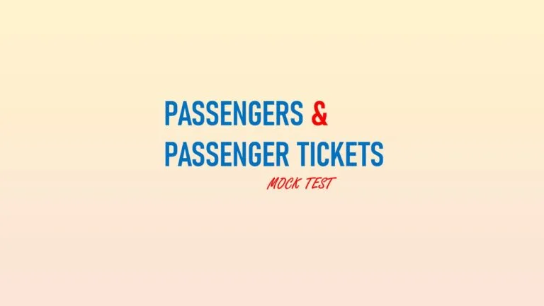Passengers and Passenger Tickets